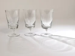 Oswald Haerdtl zugeschriebene Mid-Century Weingläser aus Kristallglas, Österreich, 1950er, 6er Set