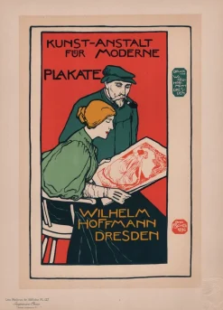 Otto Fischer, Kunst-Anstalt für Moderne from Les Maîtres de L'Affiche, 1898, Original Lithographie