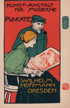 Otto Fischer, Kunst-Anstalt für Moderne from Les Maîtres de L'Affiche, 1898, Original Lithographie