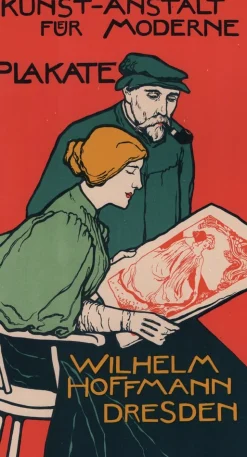 Otto Fischer, Kunst-Anstalt für Moderne from Les Maîtres de L'Affiche, 1898, Original Lithographie