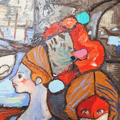Otto Stawi Karlsruhe, Venedig, 1960er, Öl