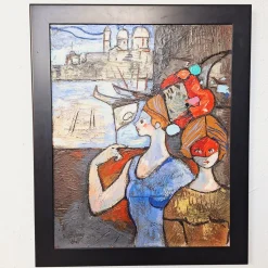 Otto Stawi Karlsruhe, Venedig, 1960er, Öl