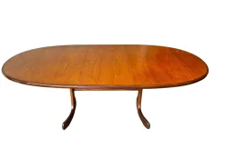 Ovaler ausziehbarer Modell 415 Fresco Esstisch aus Teak von G-Plan, England, 1970er