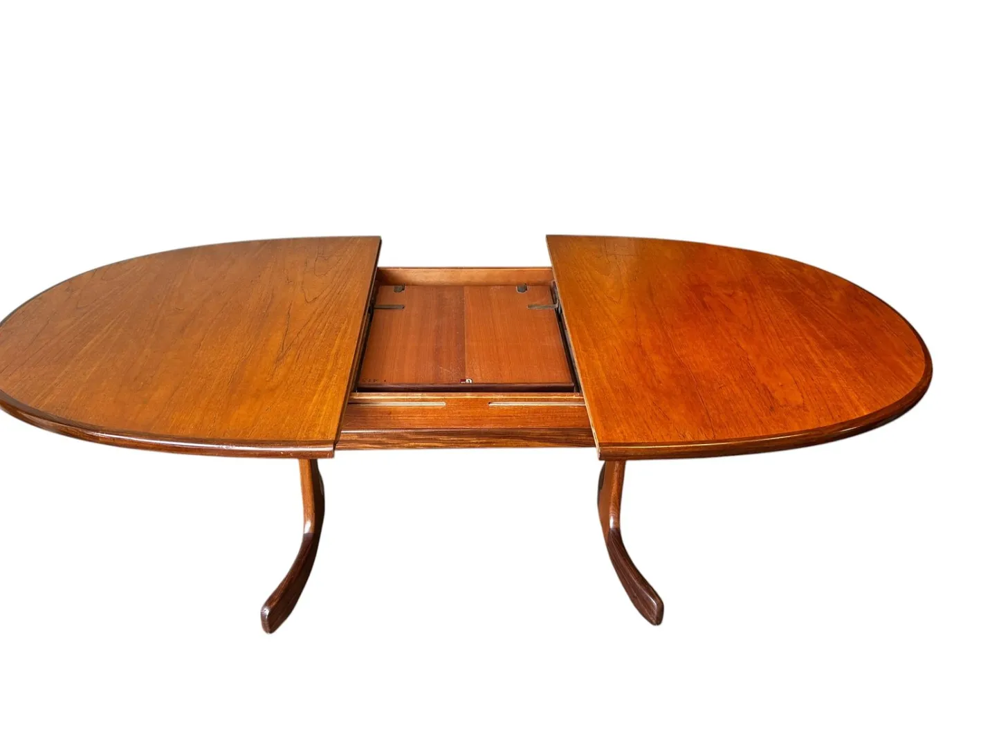 Ovaler ausziehbarer Modell 415 Fresco Esstisch aus Teak von G-Plan, England, 1970er
