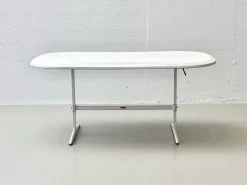 Ovaler Klappbarer Gartentisch von Mazuvo & SM France, 1990er