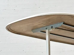 Ovaler Klappbarer Gartentisch von Mazuvo & SM France, 1990er