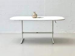Ovaler Klappbarer Gartentisch von Mazuvo & SM France, 1990er