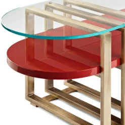 Ovaler Palmen Couchtisch von Marioni