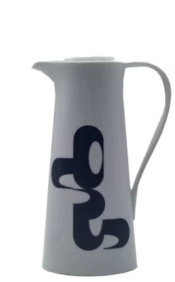 Ovales Keramik Kaffeeservice von Manuel Barbadillo für Bidasoa, 1960er, 9 . Set