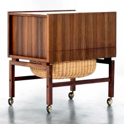Palisander Barwagen von Erling Torvits, Dänemark, 1960er