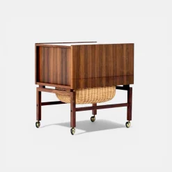 Palisander Barwagen von Erling Torvits, Dänemark, 1960er