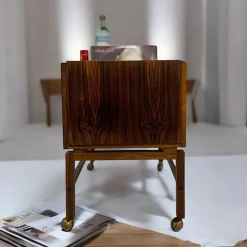 Palisander Barwagen von Erling Torvits, Dänemark, 1960er