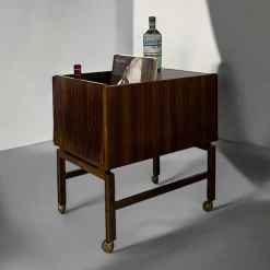 Palisander Barwagen von Erling Torvits, Dänemark, 1960er