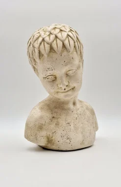 Paolo Marioni, Büstenskulptur, 1980er, Terrakotta