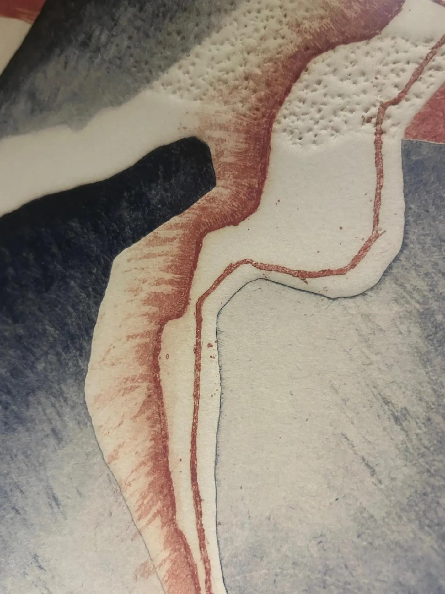 Patrick Jannin Oms, Abstract Composition, 1980er, Radierung