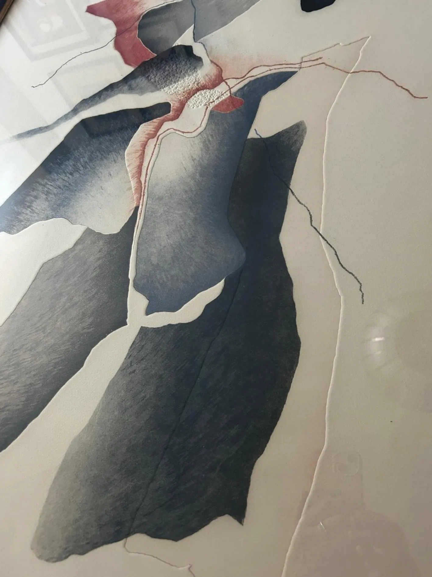 Patrick Jannin Oms, Abstract Composition, 1980er, Radierung