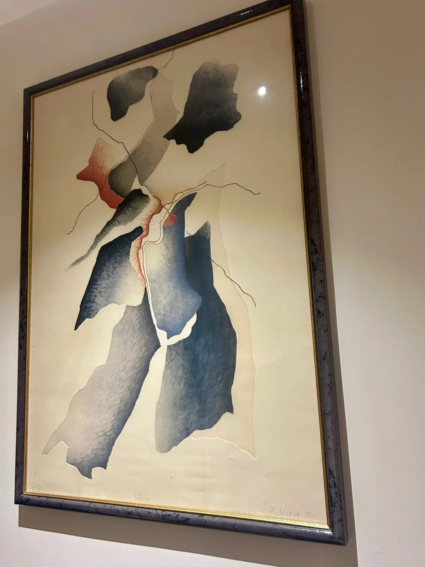 Patrick Jannin Oms, Abstract Composition, 1980er, Radierung
