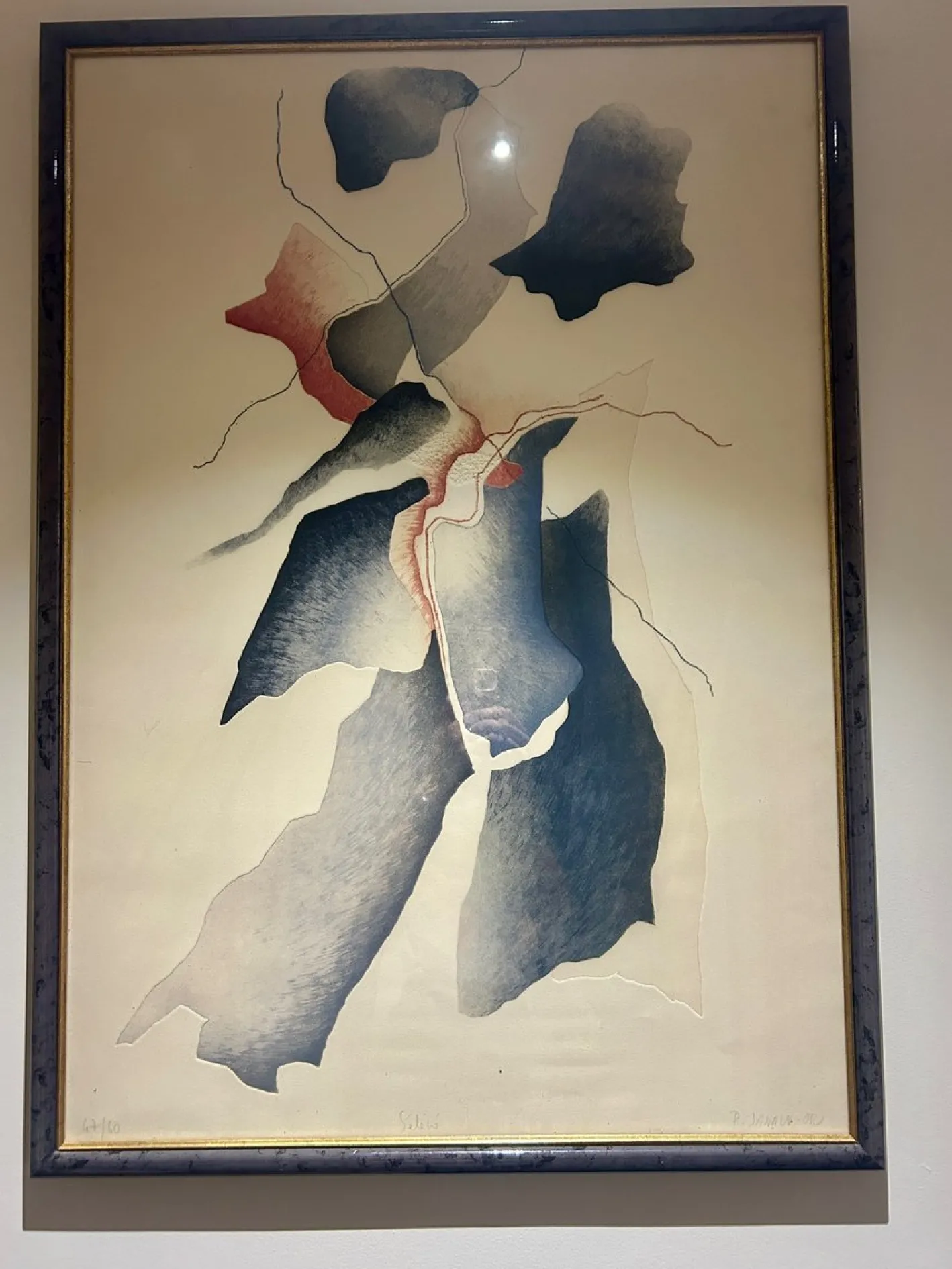Patrick Jannin Oms, Abstract Composition, 1980er, Radierung