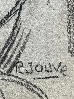 Paul Jouve, Die zwei Reiher, 20. Jahrhundert, Mixed Media