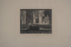Paul Renouard, The Opera: Rehearsal of Hamlet, 1893, Original Radierung
