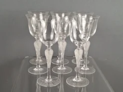 Pavlova Weingläser von Igor Carl Fabergé, 1980er, 8er Set