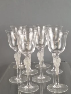 Pavlova Weingläser von Igor Carl Fabergé, 1980er, 8er Set