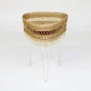 Pflanzer aus Teak & Metall, 1960er