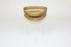 Pflanzer aus Teak & Metall, 1960er