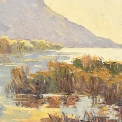 P. Genet, Landschaft, Frühes 20. Jh., Öl auf Leinwand, Gerahmt