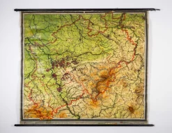 Physische Karten von Nordrhein-Westfalen NRW