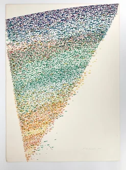 Piero Dorazio, Istrio, 1976, Farblithographie