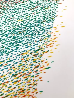 Piero Dorazio, Istrio, 1976, Farblithographie