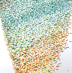 Piero Dorazio, Istrio, 1976, Farblithographie