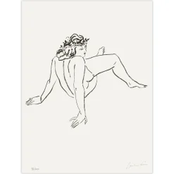 Pierre Boncompain, Nude IX, 1990, Lithographie
