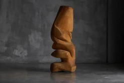 Pierre Theunissen, Neutrale Skulptur, 1981, Palmenholz