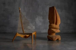 Pierre Theunissen, Neutrale Skulptur, 1981, Palmenholz