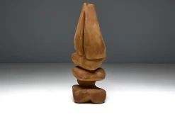 Pierre Theunissen, Neutrale Skulptur, 1981, Palmenholz