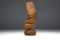 Pierre Theunissen, Neutrale Skulptur, 1981, Palmenholz
