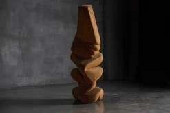 Pierre Theunissen, Neutrale Skulptur, 1981, Palmenholz