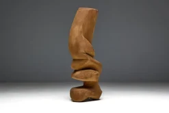 Pierre Theunissen, Neutrale Skulptur, 1981, Palmenholz
