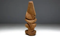 Pierre Theunissen, Neutrale Skulptur, 1981, Palmenholz