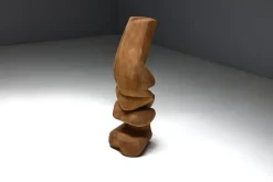 Pierre Theunissen, Neutrale Skulptur, 1981, Palmenholz