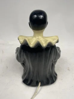 Pierrot Lampe aus Keramik, 1960er