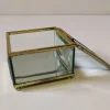 Pietro Chiesa zugeschriebene kleine Glasdose für Fontana Arte, 1950er