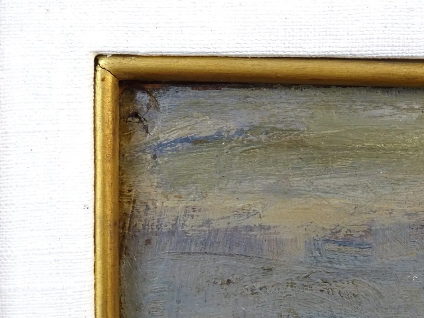 Pietro Fragiacomo, Vela, 1910er, Öl auf Karton, gerahmt