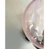 Pinke Pulegoso Murano Glas Wandlampen von Simoeng, 2er Set