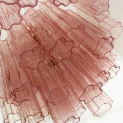 Pinker Tronchi Kronleuchter aus Kunstglas von Simoeng für Simoeng