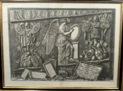 Piranesi, Trophäe der Daker Flachrelief auf der Trajanssäule, 1800, Gravur