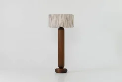 Pomo CL140 Stehlampe aus geräuchertem Mahagoni von Jeroen De Ruddere