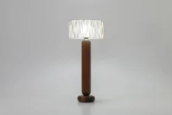 Pomo CL140 Stehlampe aus geräuchertem Mahagoni von Jeroen De Ruddere